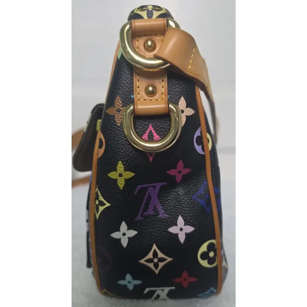 Louis Vuitton Monogram Multicolore Black Murakami Rina Crossbody w/COA